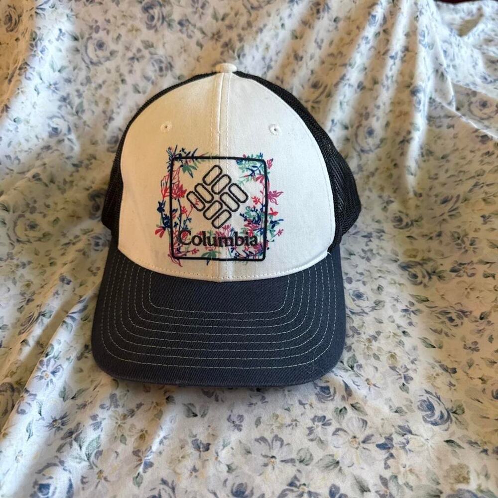 Columbia floral logo trucker hat